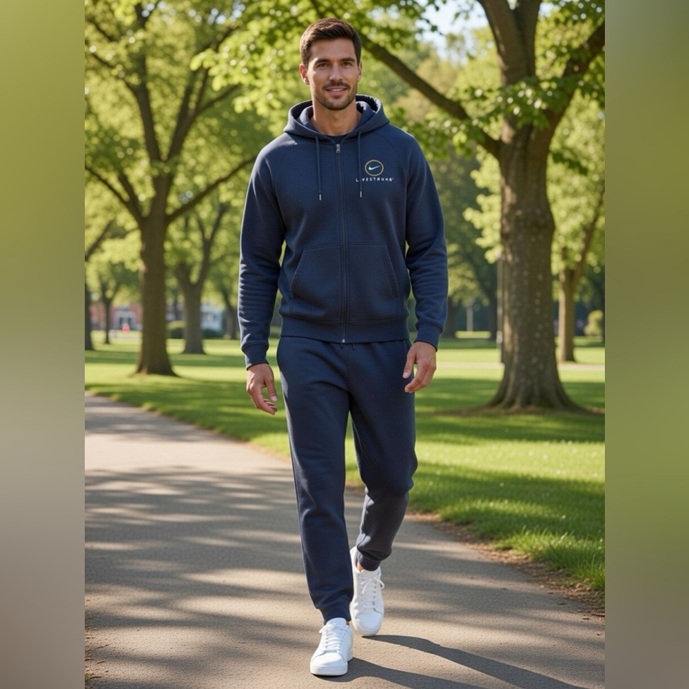 Nike LiveStrong Navy Blue Sweatpant Set
